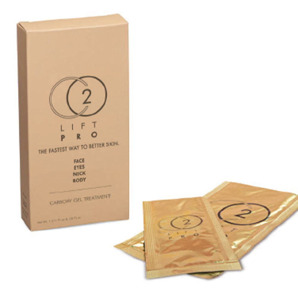 co2lift pro carboxy gel treatment with packaging