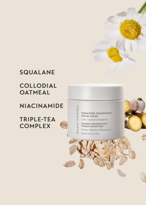 Nourishing Mask ingredients highlights