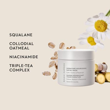 Nourishing Mask ingredients highlights