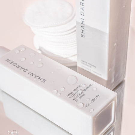 Sake Toning Essence Bottles with Cotton Pads