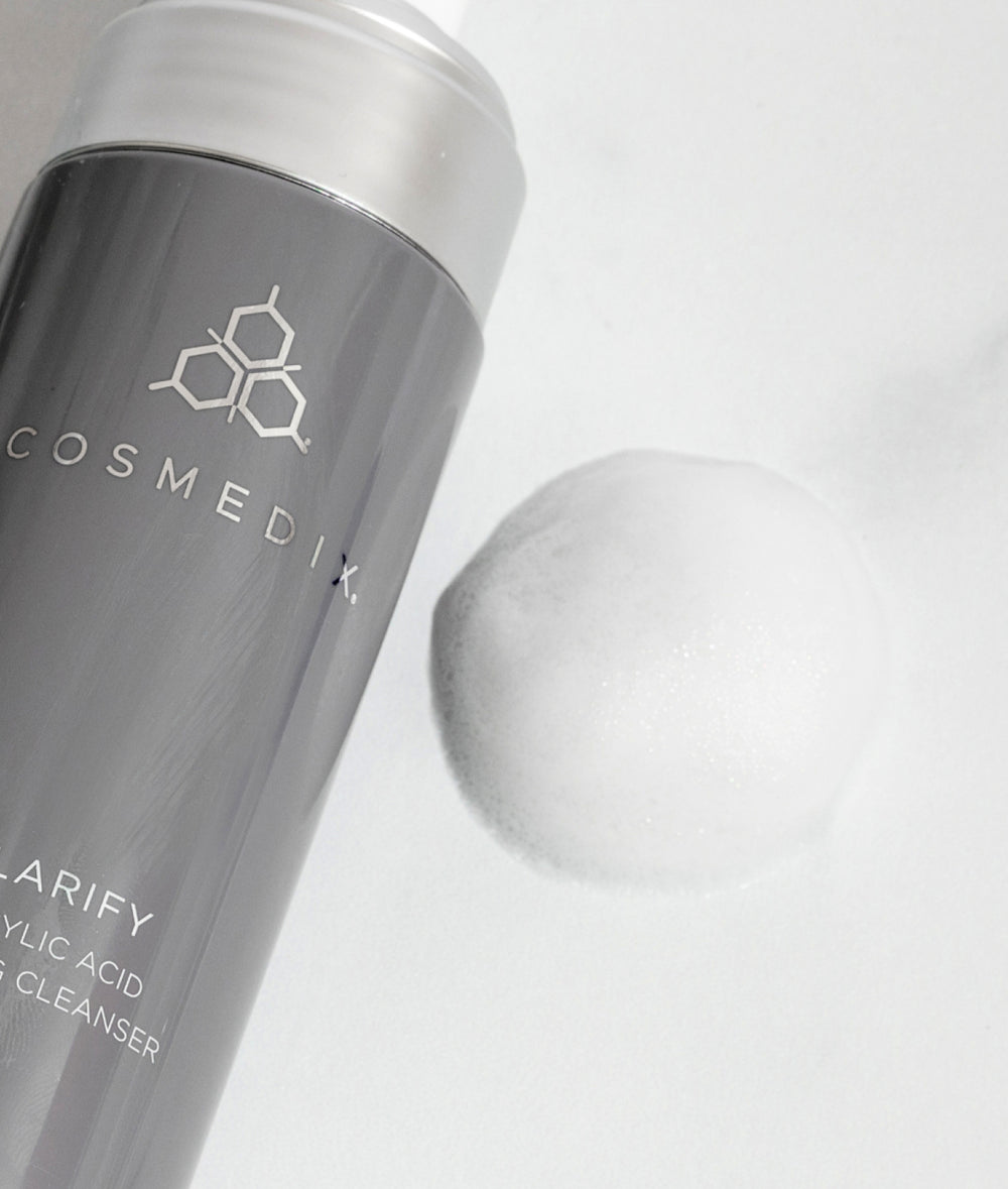 cosmedix clarify salicylic acid foaming cleanser texture