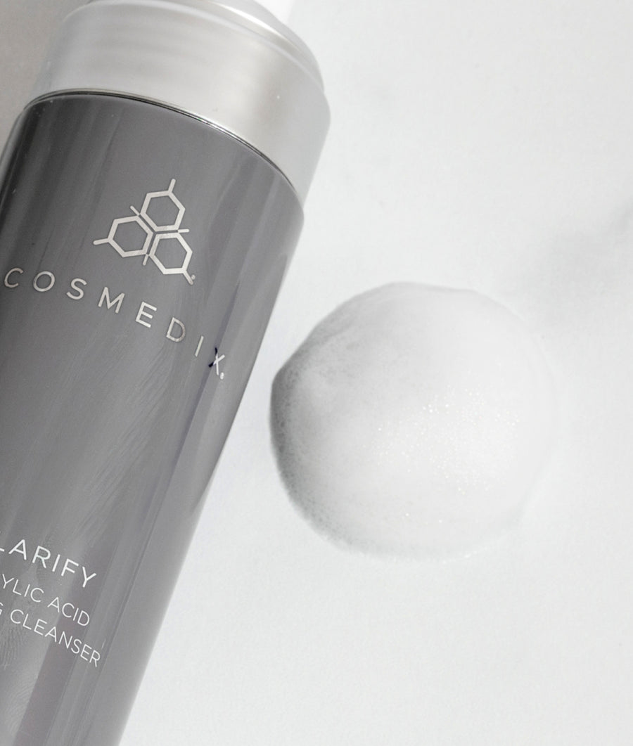 cosmedix clarify salicylic acid foaming cleanser texture