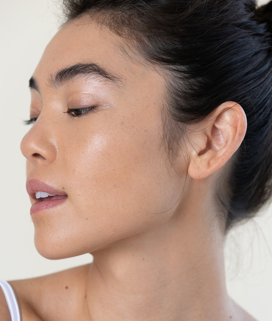 glowing skin model