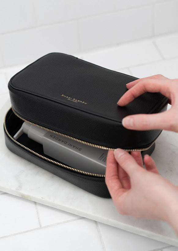 The Travel Case on the counter