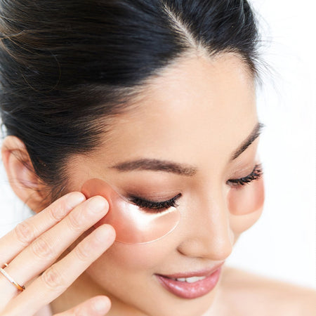 Model wearing Eye Mask