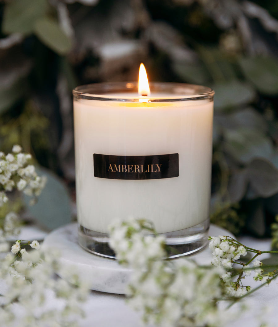 amberlily candle lit
